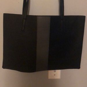 Black and gray Vince Camuto bag